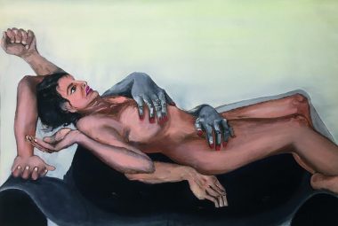 02 Alia Hissi, Tabu, Öl auf Keilrahmen, 70 x 100 x 2 cm, 2009